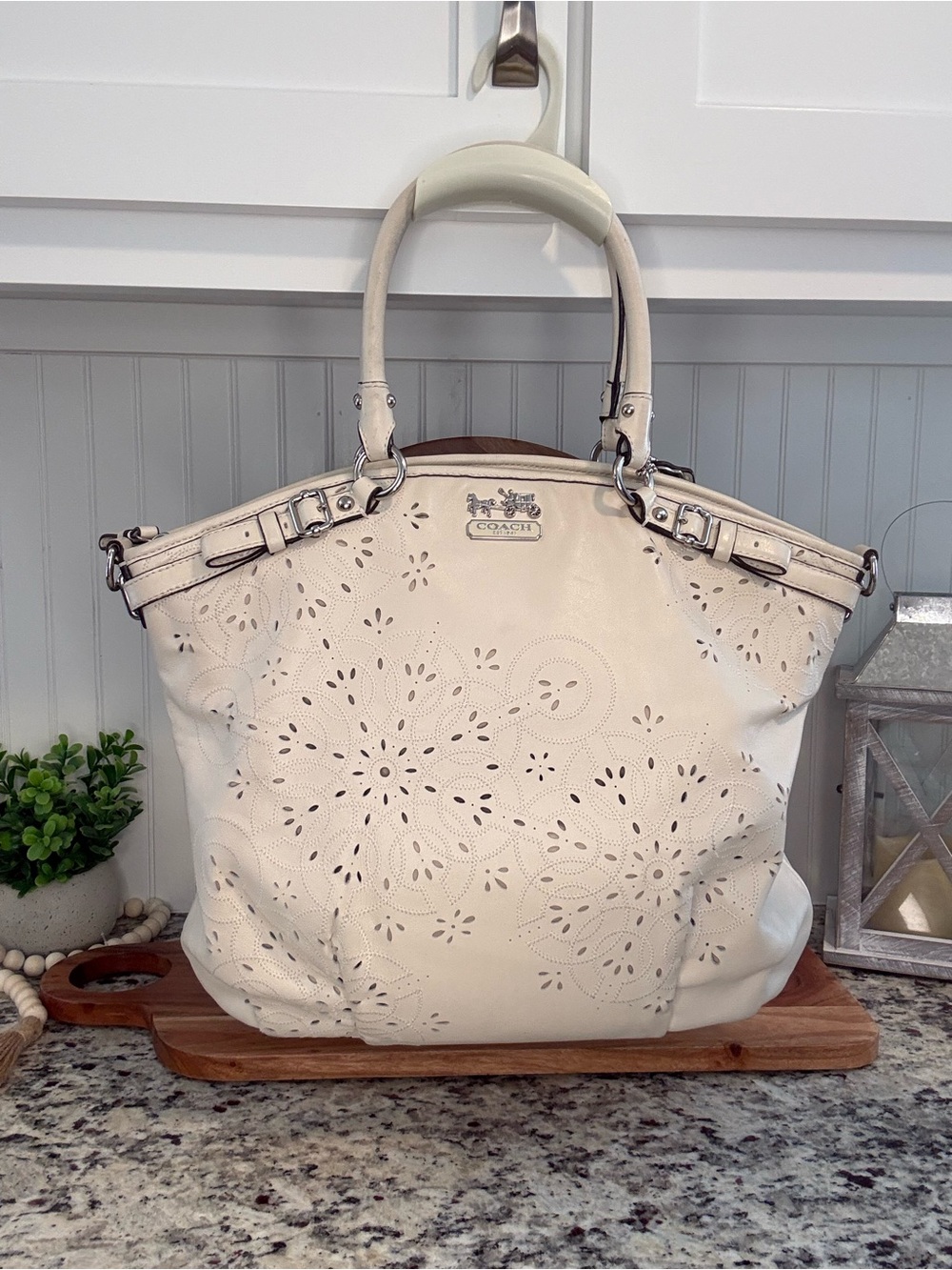 Coach Madison Tossed Laser Lindsey Satchel (#19624)